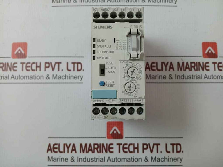 Siemens 24-240V Ac Evaluation Unit For Full Motor Protection 3Rb2383-4Aa1