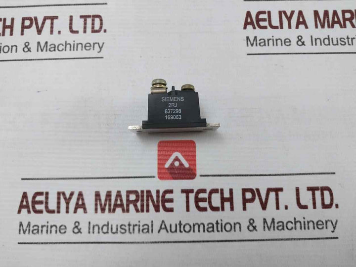 Siemens 2Rj 637298 Resistor 169063