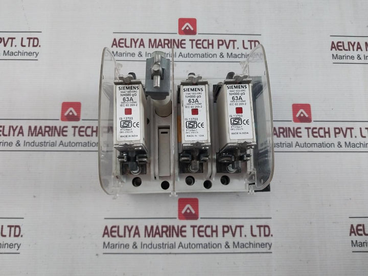 Siemens 3Kl8151-3Ha00 Heavy Duty Switch Disconnector Fuse Ac-23A 50Hz