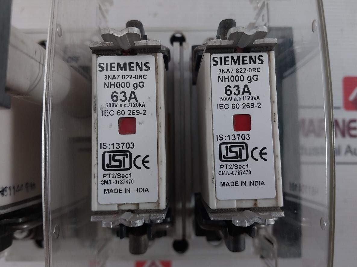 Siemens 3Kl8151-3Ha00 Heavy Duty Switch Disconnector Fuse Ac-23A 50Hz