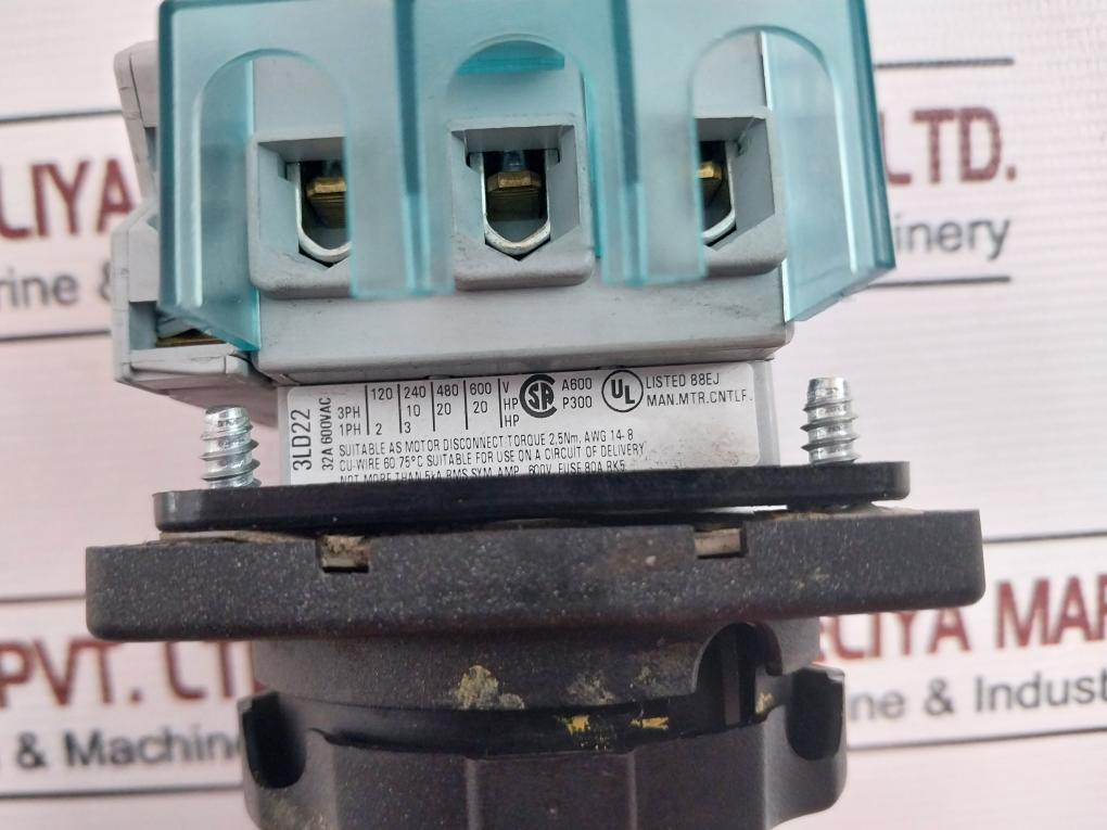 Siemens 3Ld2203-1Tp51 Load Break Switch Gb 14048.3 50Hz