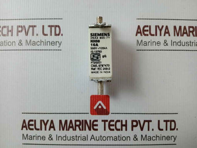 Siemens 3Na3 805-7Y Fuse Nh00 500V 120 Ka 16A