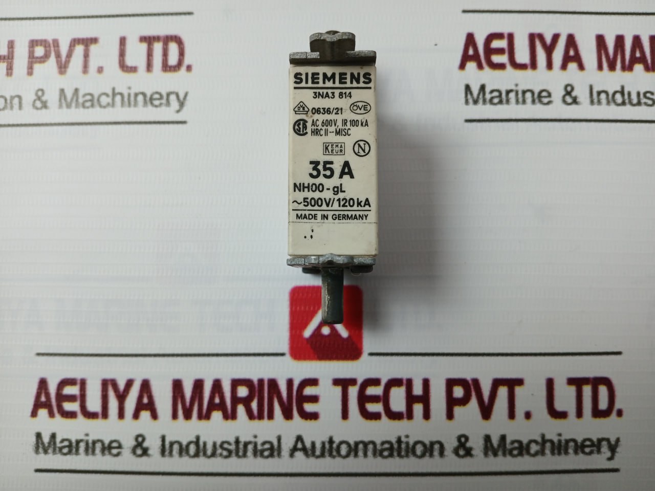 Siemens 3Na3 814 Lv Hrc Fuse Element Ac 600V Ir 100 Ka