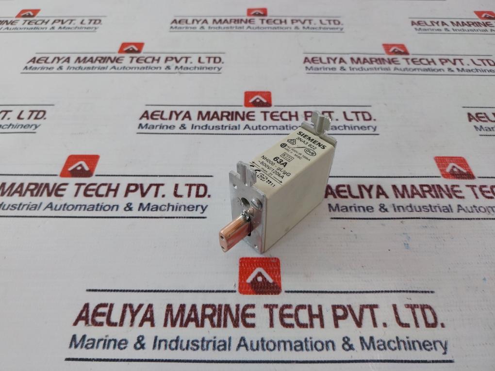 Siemens 3NA3 822 Fuse AC600V 63A