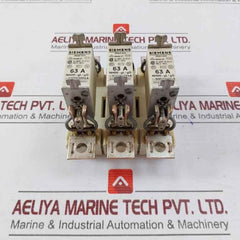 Siemens 3Na3 822 Fuse Holder With Fuses Hrc Ii-misc Ac 600V Ir 100Ka