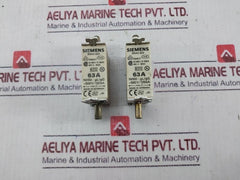Siemens 3Na3 822 Fuse Link 500V / 120Ka 63A Ac 600V