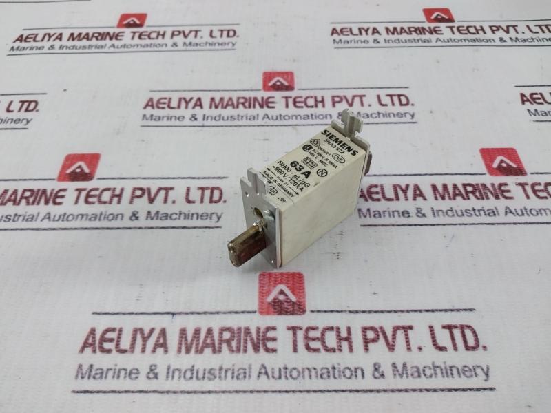 Siemens 3Na3 822 Fuse Link 500V / 120Ka 63A Ac 600V