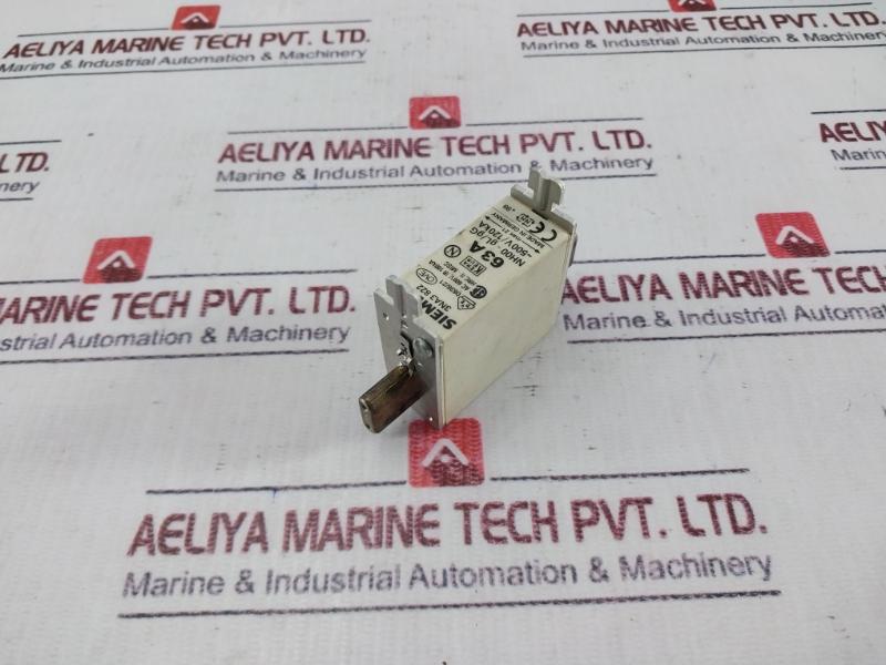 Siemens 3Na3 822 Fuse Link 500V / 120Ka 63A Ac 600V