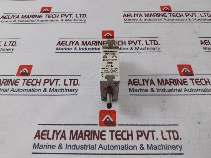 Siemens 3Na3 822 Fuse Link 63A