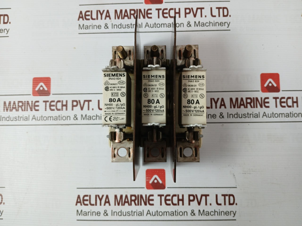 Siemens 3Na3 824 Hrc Fuse Ac 600V, Ir 100 Ka