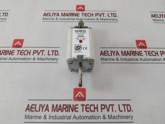 Siemens 3Na7 144-0Rc Lv Hrc Fuse Element 500Vac/120Ka 250A