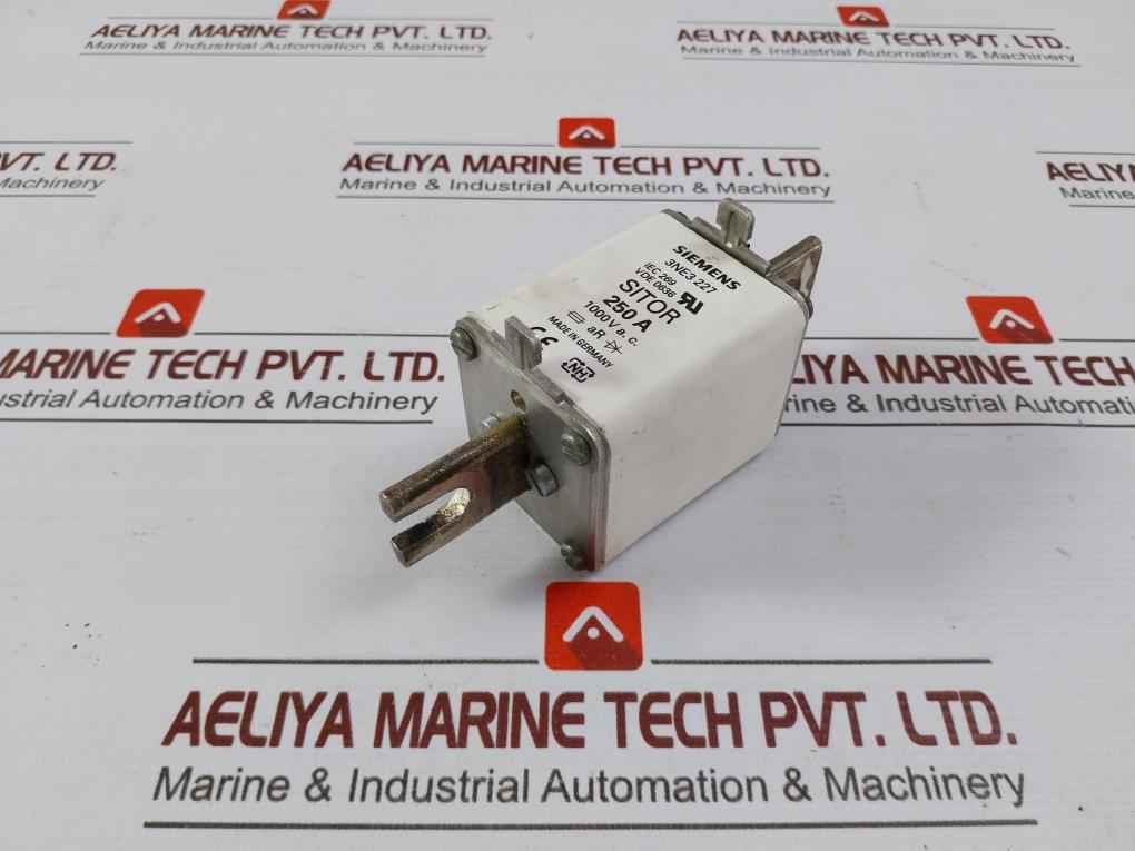 Siemens 3Ne3 227 Sitor Fuse 250A 1000V A.C.