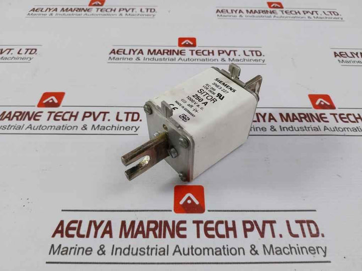 Siemens 3Ne3 227 Sitor Fuse 250A 1000V A.C.