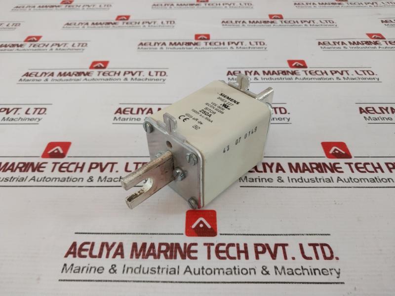 Siemens 3Ne3 227 Sitor Fuse 250A 1000V Iec/En 60269 Vde 0636