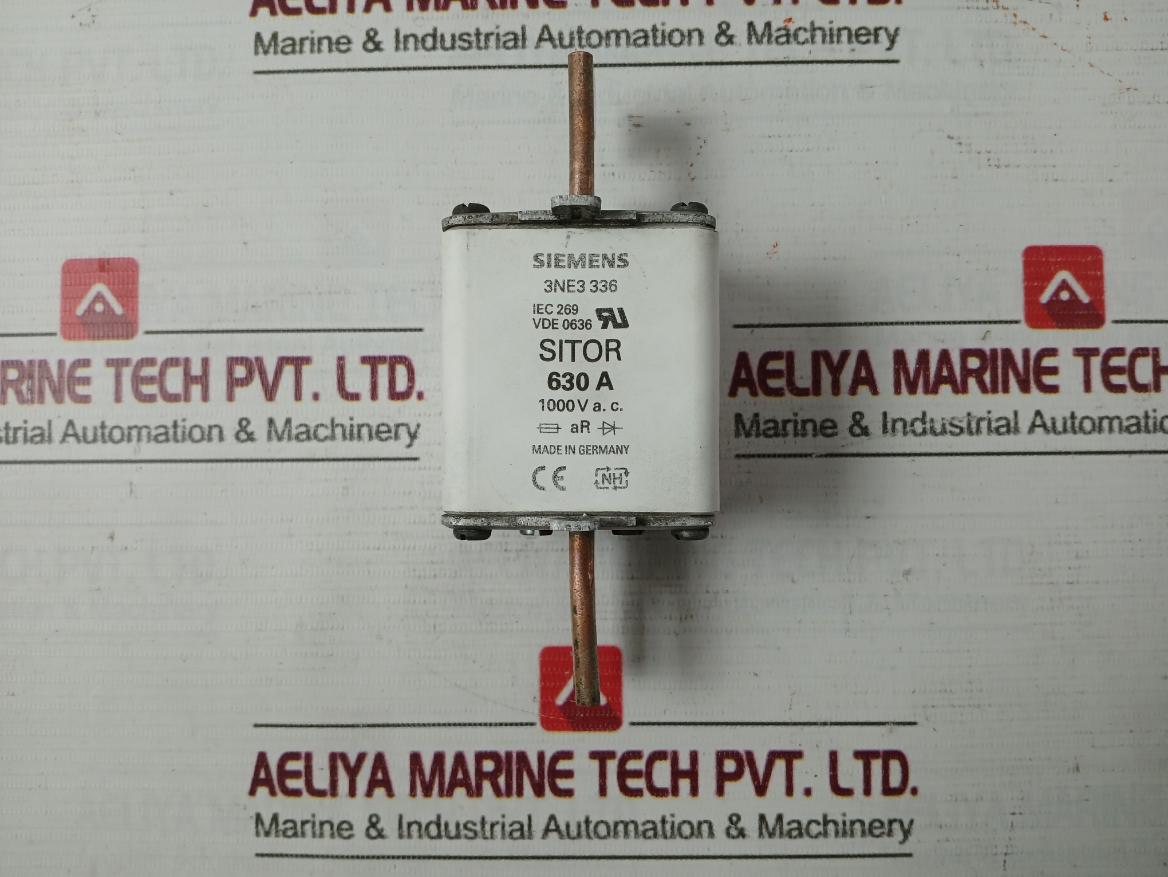 Siemens 3Ne3 336 Fuse 630A 1000V A.C.