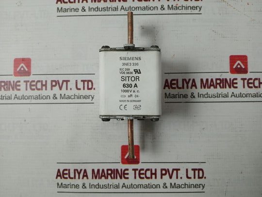 Siemens 3Ne3 336 Fuse 630A 1000V A.C.