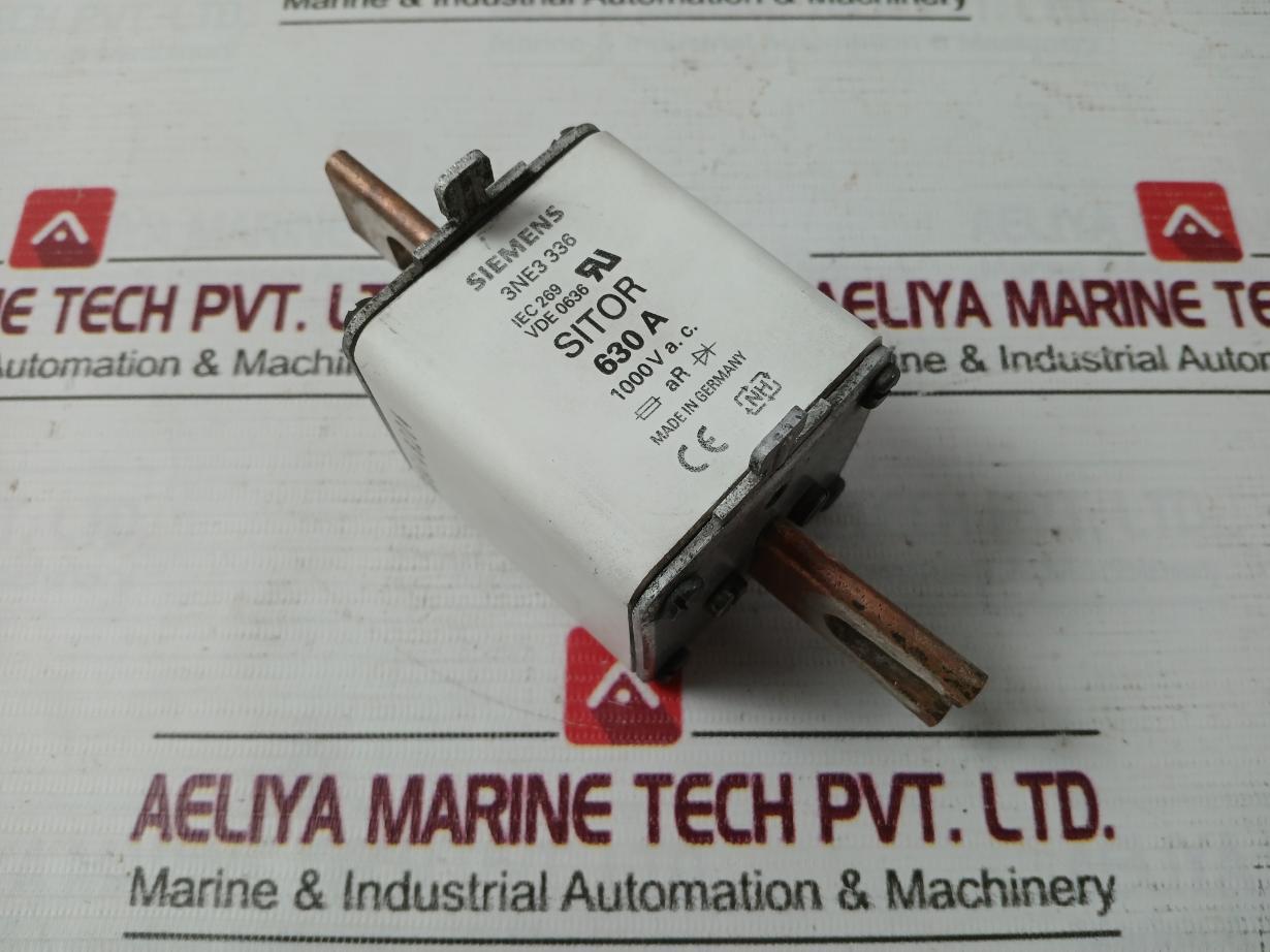 Siemens 3Ne3 336 Fuse 630A 1000V A.C.