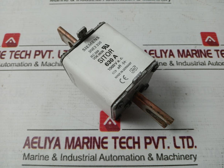 Siemens 3Ne3 336 Fuse 630A 1000V A.C.