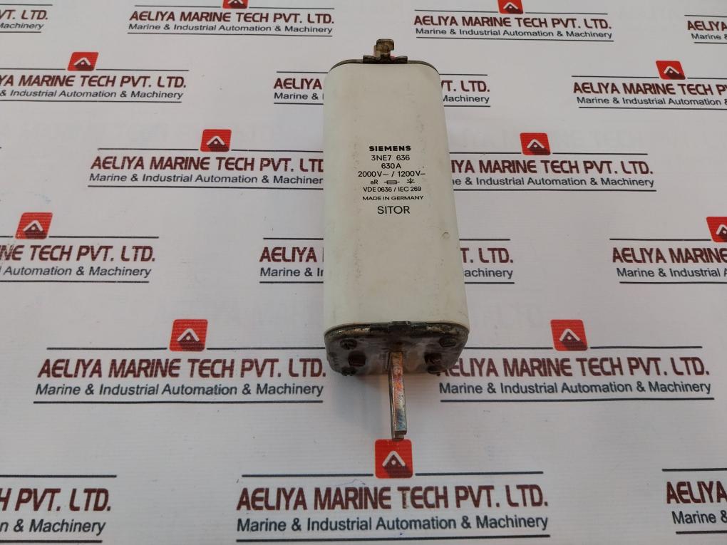 Siemens 3Ne7636 Fuse 630A 2000V 1200V G/ 8909610