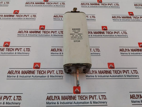 Siemens 3Ne7636 Fuse 630A 2000V 1200V G/ 8909610