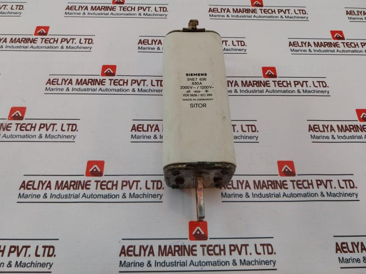 Siemens 3Ne7636 Fuse 630A 2000V 1200V G/ 8909610