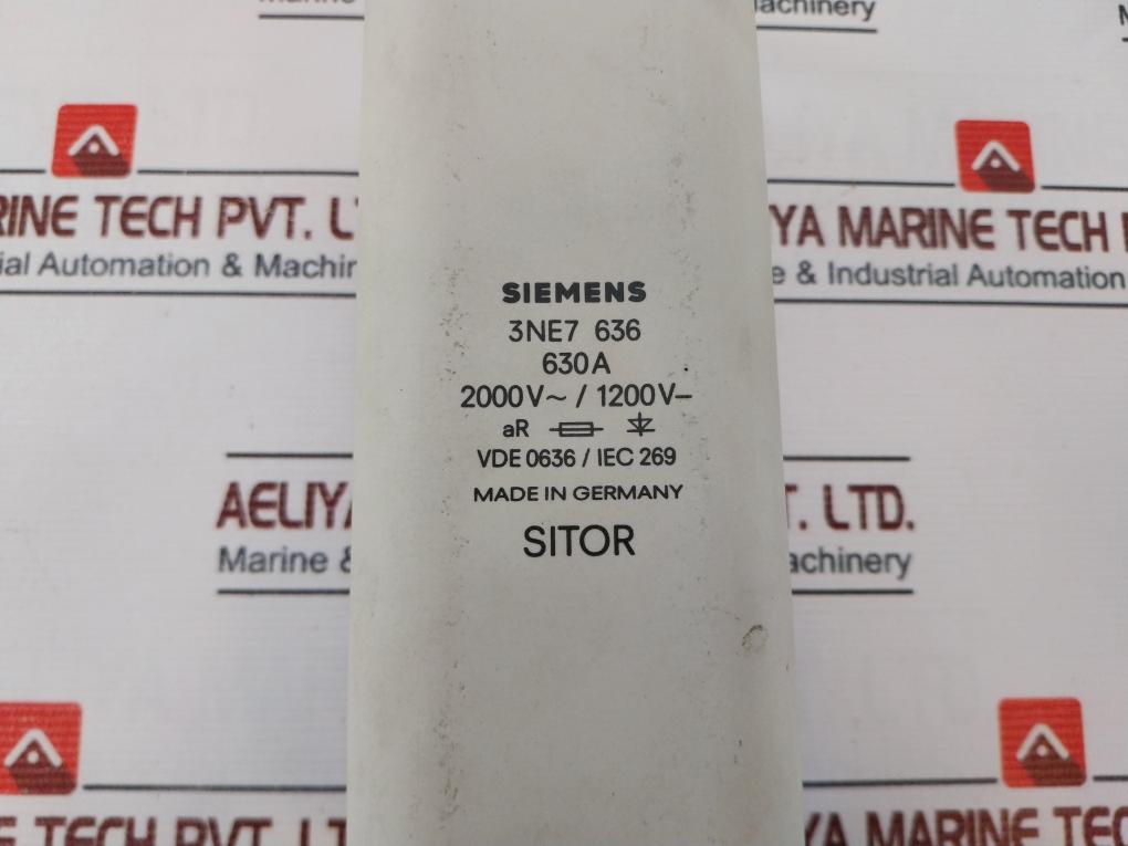 Siemens 3Ne7636 Fuse 630A 2000V