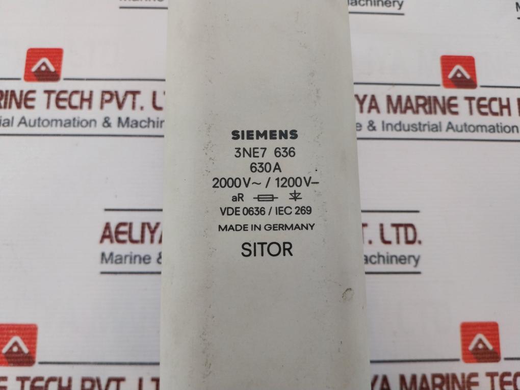 Siemens 3Ne7636 Fuse 630A 2000V 1200V G/ 8909610