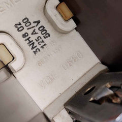 Siemens 3Nh8 02 Fuse Base Ceramic Flat Terminal 125A,500V