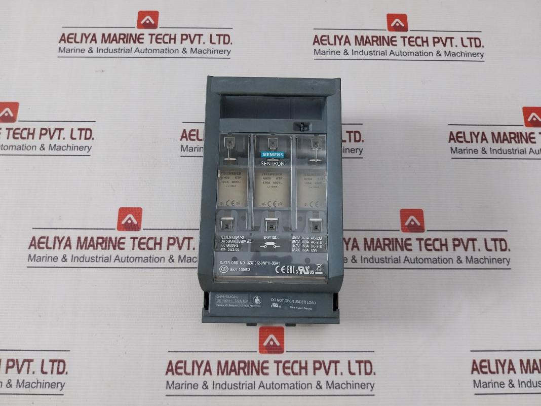 Siemens 3Np1133-1Ca10 Fuse Switch Disconnector 50/60Hz 690Vac 120Ka