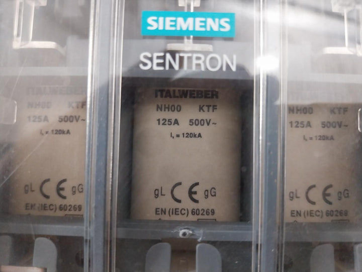 Siemens 3Np1133-1Ca10 Fuse Switch Disconnector 50/60Hz 690Vac 120Ka