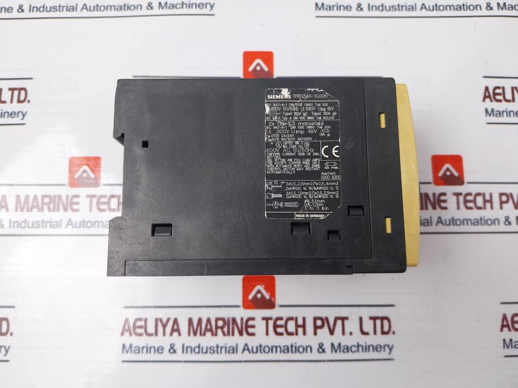 Siemens 3Rb1246-1Qg00 Overload Relay G/961212