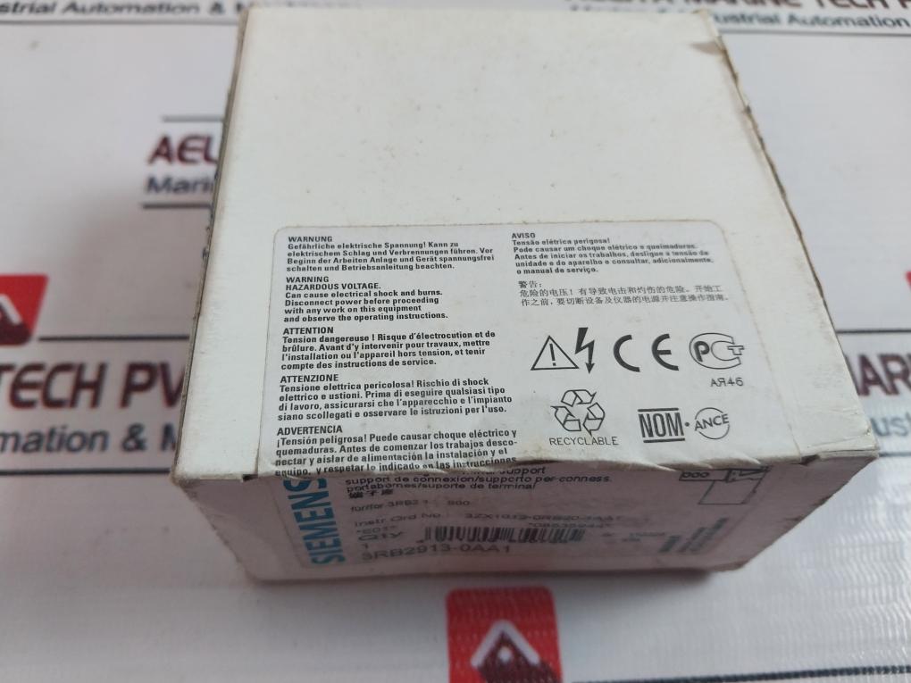 Siemens 3Rb2913-0Aa1 Terminal Support G/110228
