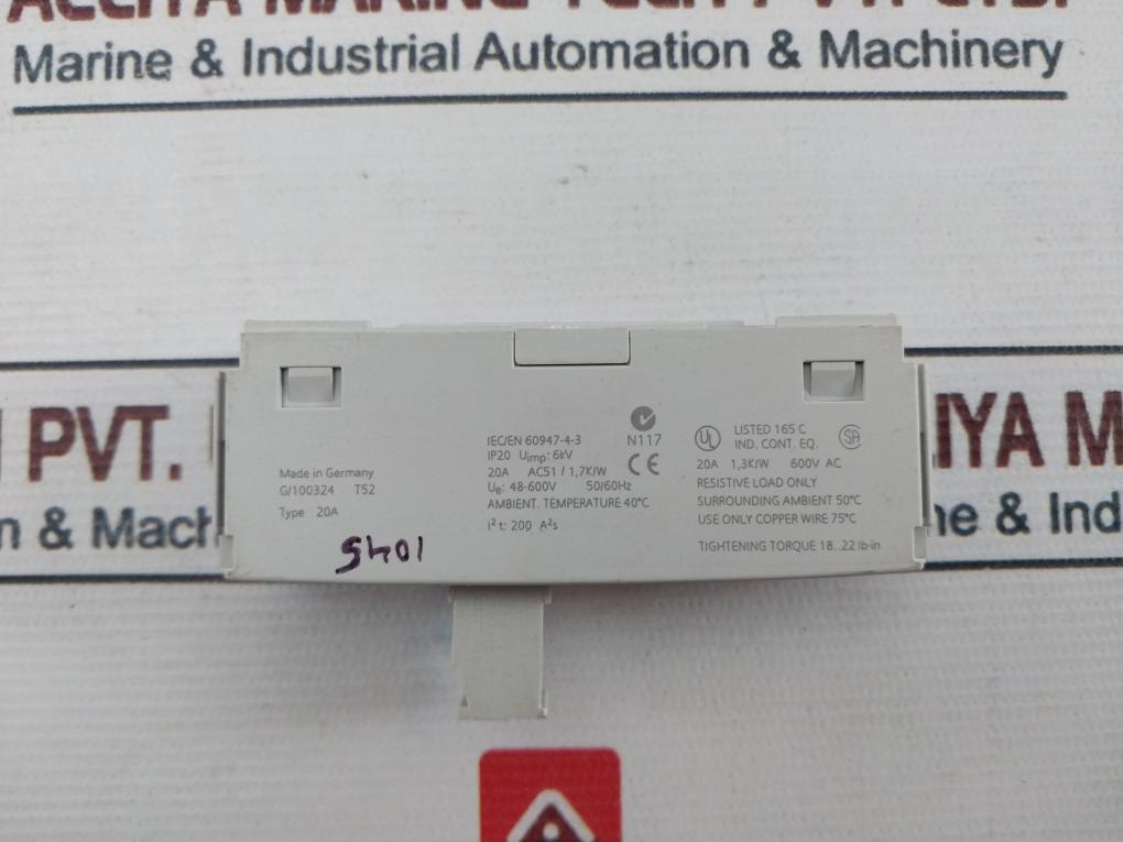 Siemens 3Rf2120-1Aa45 Electronic Time Relay 6Kv