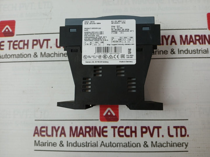 Siemens 3Rf3405-1Bb04 Solid-state Contactor 50/60Hz 48-480V Rev 03