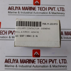 Siemens 3Rh1122-1Ap00 Auxuliary Contactor Relay Iec/En 60947-5-1/50/60Hz G/151008