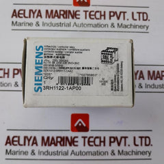 Siemens 3Rh1122-1Ap00 Auxuliary Contactor Relay Iec/En 60947-5-1/50/60Hz G/151008