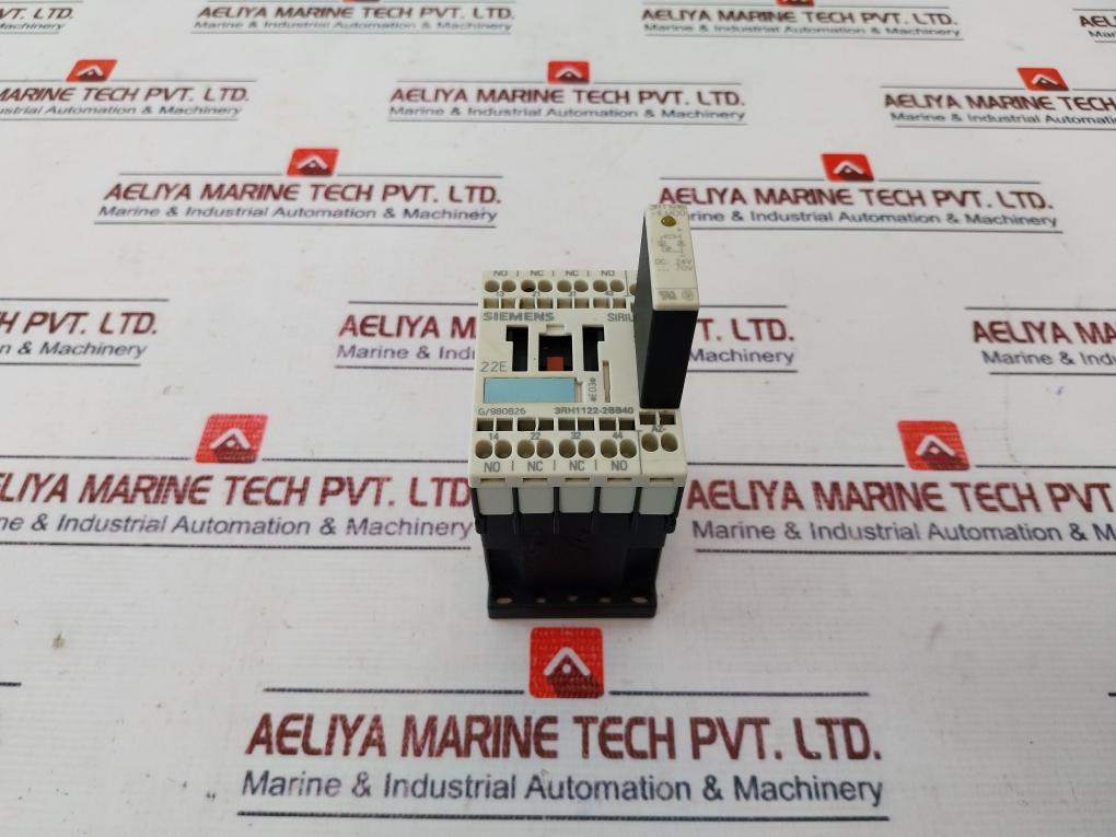 Siemens 3Rh1122-2Bb40 Contactor Relay 3Rt1916-1Lm00, 10A 690V