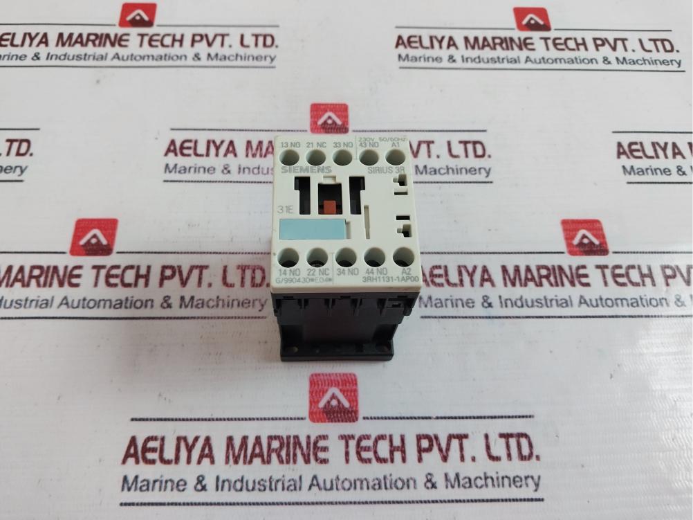 Siemens 3Rh1131-1Ap00 Auxiliary Contactor