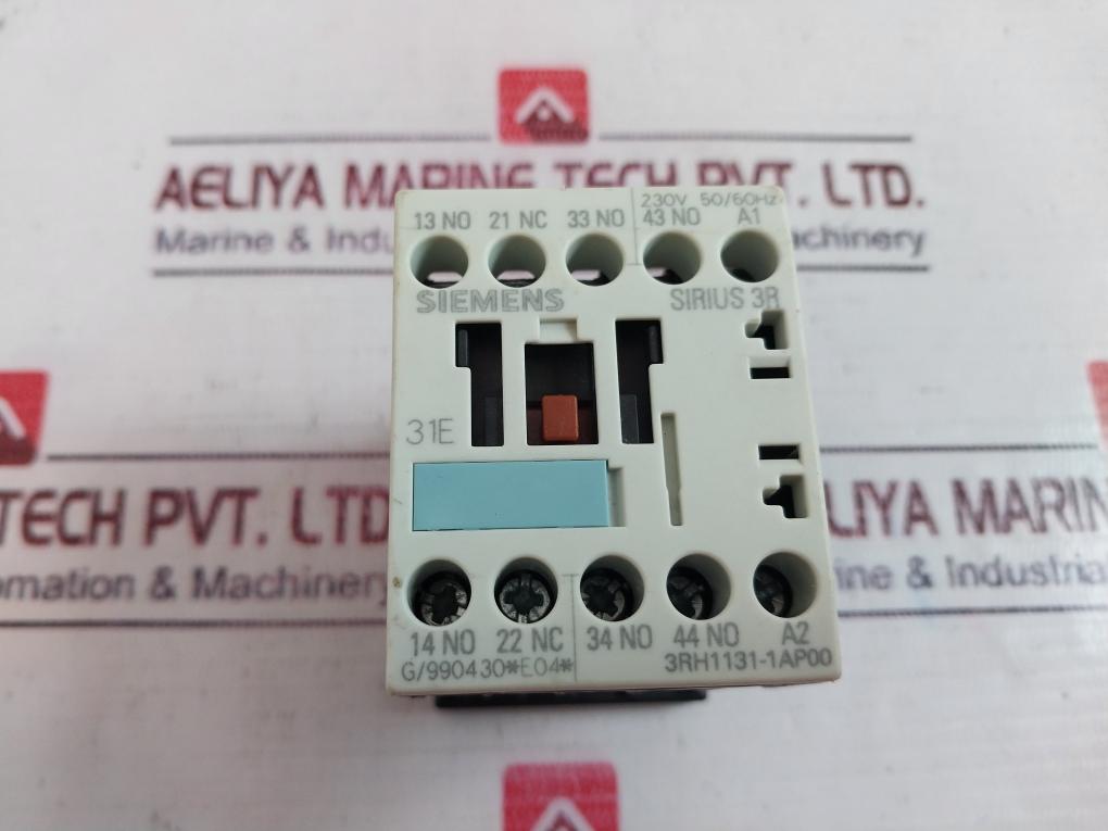 Siemens 3Rh1131-1Ap00 Auxiliary Contactor