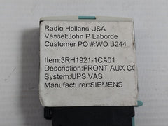 Siemens 3Rh1921-1Ca01 Front Auxiliary Contact Block 10A 690V