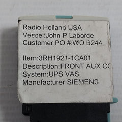 Siemens 3Rh1921-1Ca01 Front Auxiliary Contact Block 10A 690V