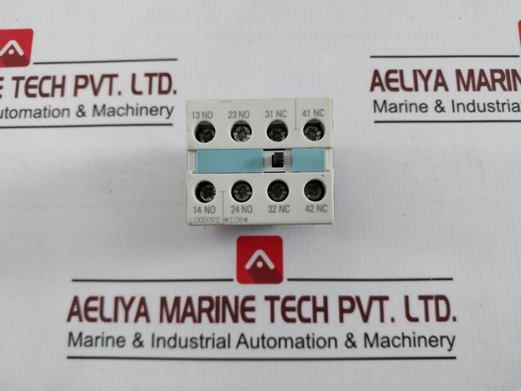 Siemens 3Rh1921-1Fa22 Front Mount Auxiliary Contactor Block Lo050912 690V