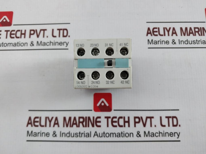 Siemens 3Rh1921-1Fa22 Front Mount Auxiliary Contactor Block Lo050912 690V