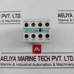 Siemens 3Rh1921-1Fa22 Front Mount Auxiliary Contactor Block Lo050912 690V
