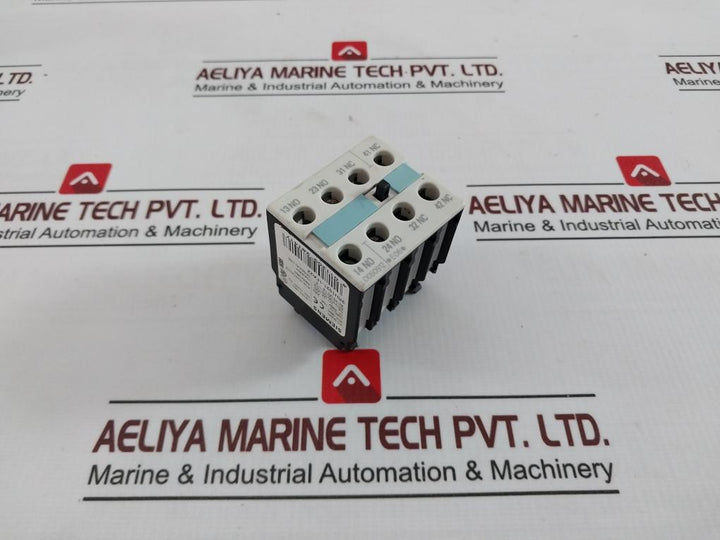 Siemens 3Rh1921-1Fa22 Front Mount Auxiliary Contactor Block Lo050912 690V