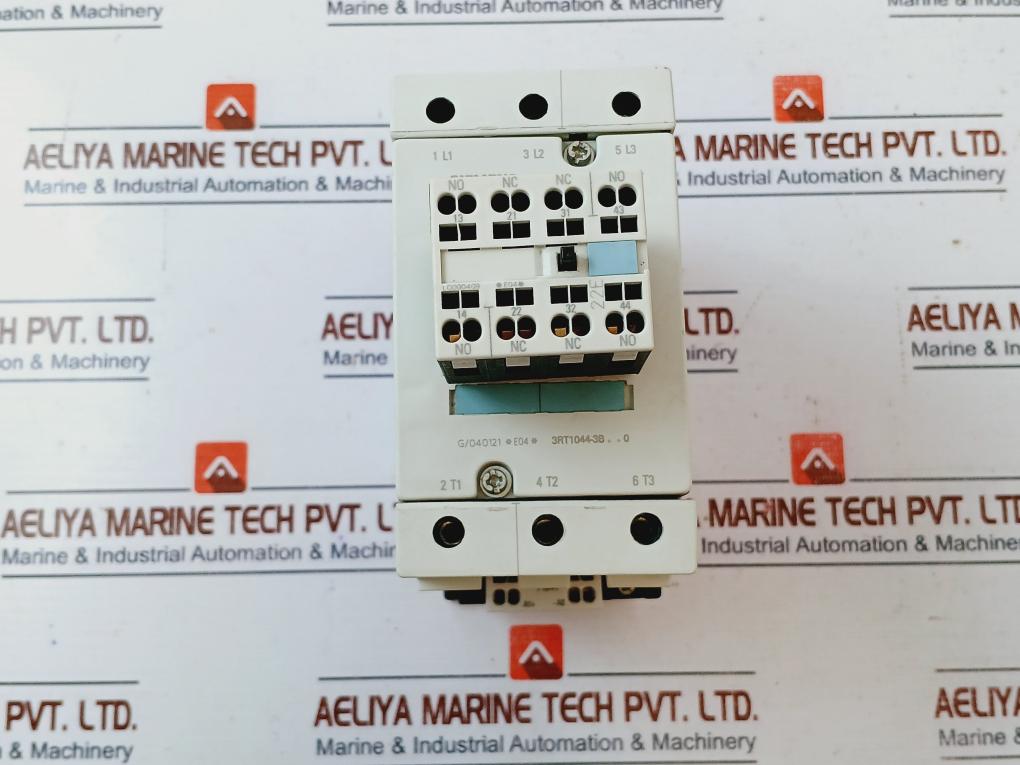 Siemens 3Rh1921-2Ha22 Auxiliary Switch Block W/ 3Rt1044-3Bb40 Power Contactor