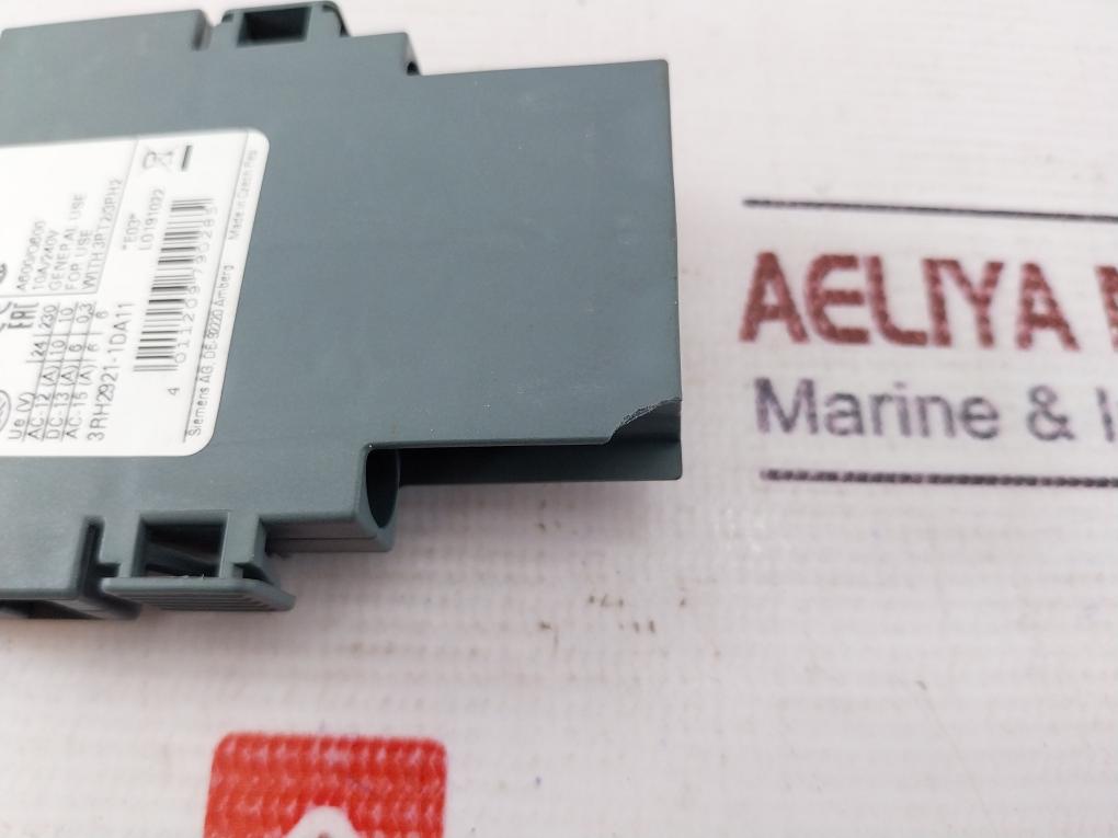 Siemens 3Rh2921-1Da11 Auxiliary Contact Block 10A/240V