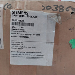 Siemens 3Rk1304-0Hs00-6Aa0 Motor Starter Et 200Pro 400V Ac 25A