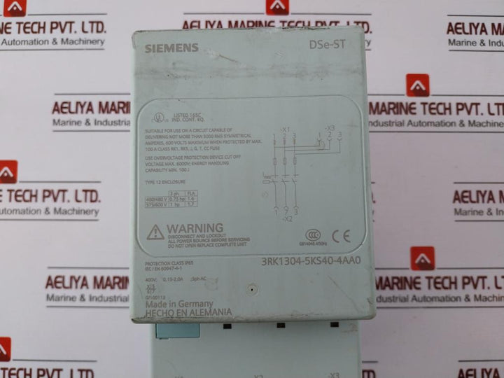 Siemens 3RK1304-5KS40-4AA0 Motor Starter DSE-ST 3RK1922-2BA00