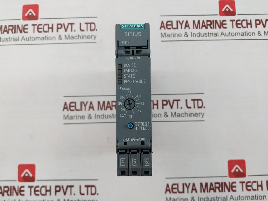 Siemens 3Rm1202-2Aa04 Ac Semiconductor Reversing Starter 50/60Hz Ip20 10A